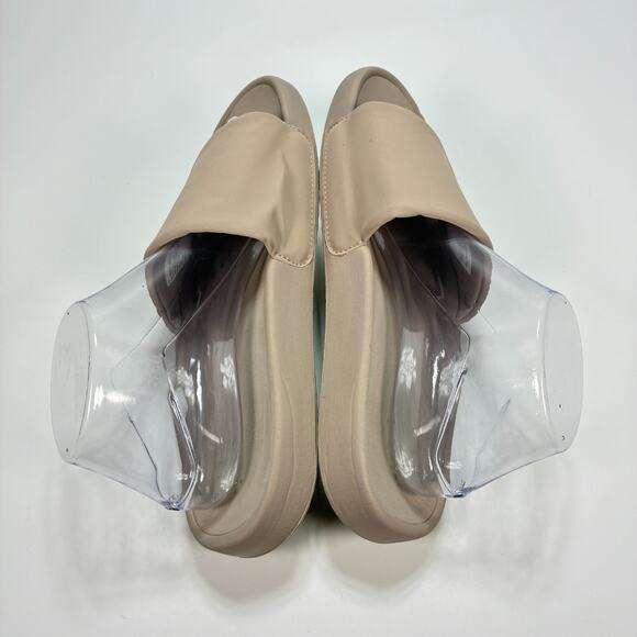 All In Motion Slide Sandals Taupe Brown Slip On Pool Beach Shoes Women's Size 10 - Picture 7 of 9